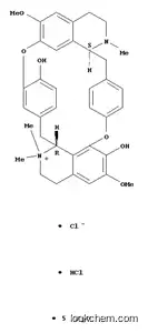 Molecular Structure of 6989-98-6 ((+)-TUBOCURARINE CHLORIDE PENTAHYDRATE)